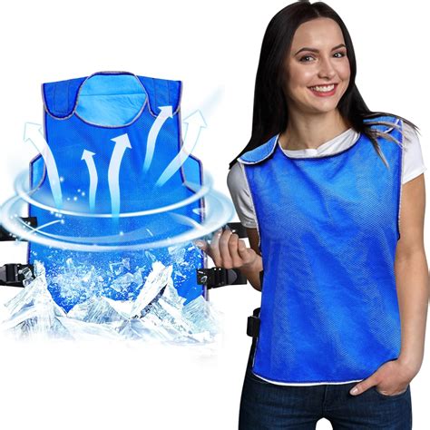 Evaporative Cooling Vest For Women Men - Ice Cool Vest For Hot Weather ...