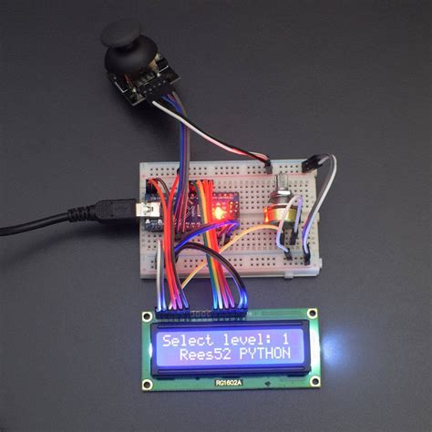 Make a Snake Maze Game Using 16*2 LCD, Joystick Module & Arduino Nano ...