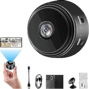 Buy AE-ZONE Mini Wireless WiFi, HD 1080p Mini Portable Security Camera ...