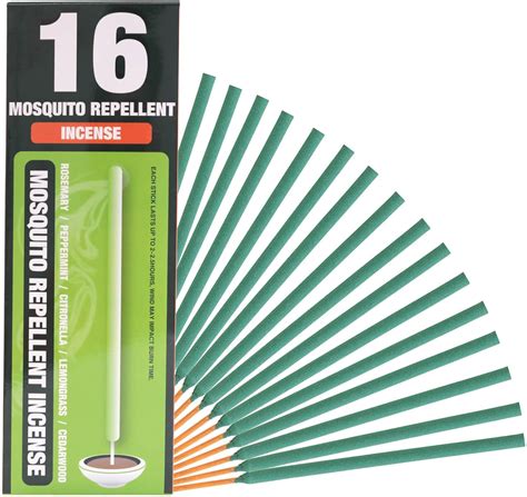 Amazon.com: 16 Mosquito Repellent Incense Sticks - 2.5 Hour Protection ...
