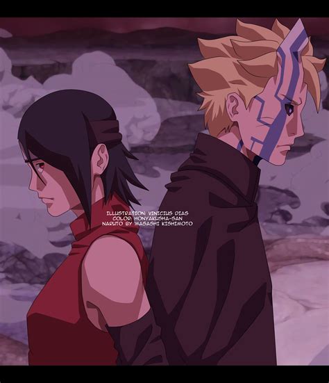 Adult Boruto and Sarada by irych7 on DeviantArt