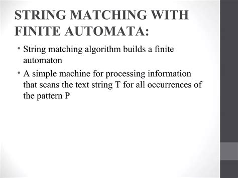 Image result for String Matching with Finite Automata