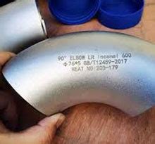 Inconel 600 Pipe Fittings and ASTM B366 UNS N06600 Elbow/ WPNCI Tee