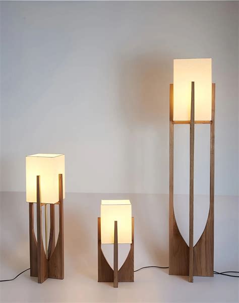 Unique Floor Lamps - Handmade Floor Lamps In Wood And Fabric - Japanese ...