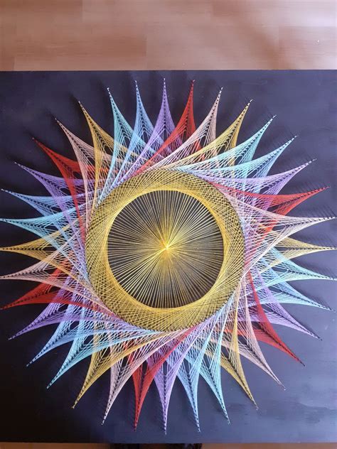 Image result for Mirror String Art Tutorial