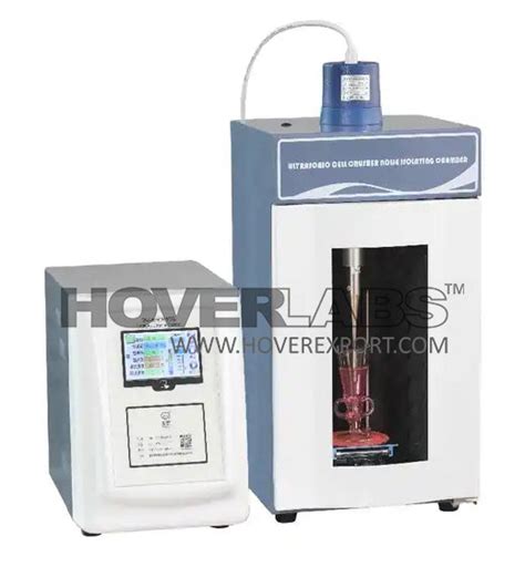Touch Screen Probe Ultrasonicator (Model No. HVO-APU-250) – HOVERLABS