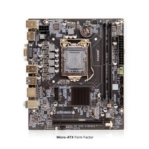 PowerX H110 Motherboard – For Intel 6th to 9th Gen CPUs