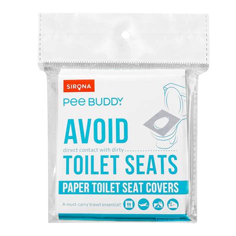 PEE BUDDY Disposable Toilet Seat Covers - 20 Sheets | No Direct Contact ...
