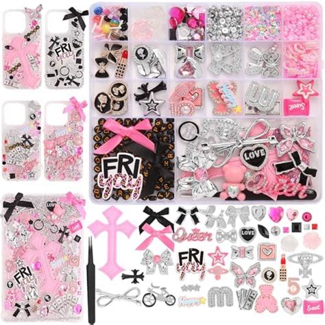 EIiovcnya 2380 Pcs Junk Phone Case Charms Kit, Charms for Customizing ...