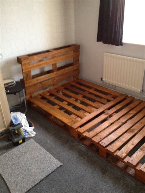 Pallet Bed Frame Build at Lauren Smith blog