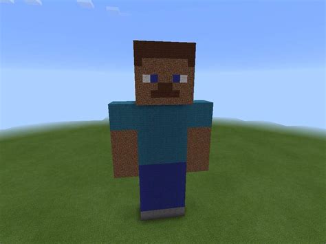 Image result for Minecraft Steve Skin Statue Tutorial