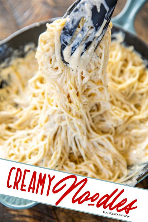 Creamy Noodles | Side dishes easy, Recipes, Cooking recipes