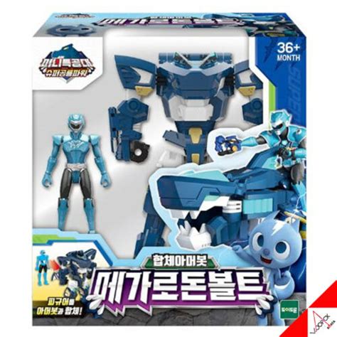 Miniforce Super Dino Power 2 MEGALODON BOLT Armorbot India | Ubuy
