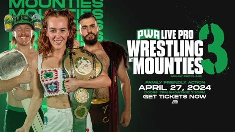 Live Pro Wrestling All Ages Event - PWA x Mounties 3, Mounties ...