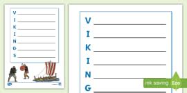 Lifeboat Acrostic Poem Template (teacher made) - Twinkl