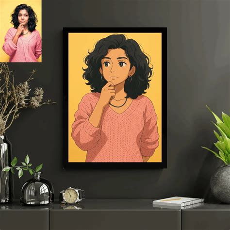 Customized Ghibli Art Photo Frame – WeGift