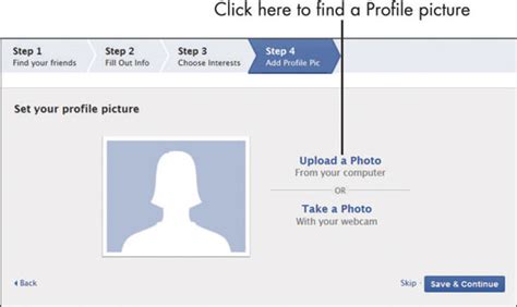 How to Upload Your Facebook Profile Photo - dummies
