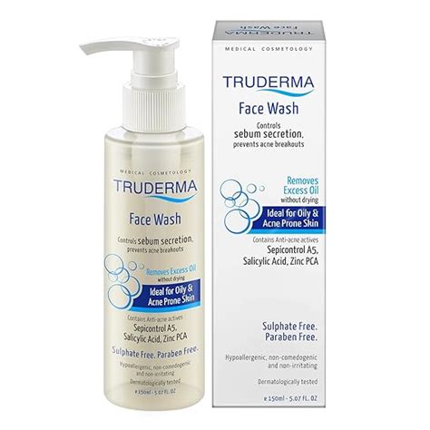 Regaliz Truderma Face Wash with 1% Salicylic Acid - Cleansing Formula ...
