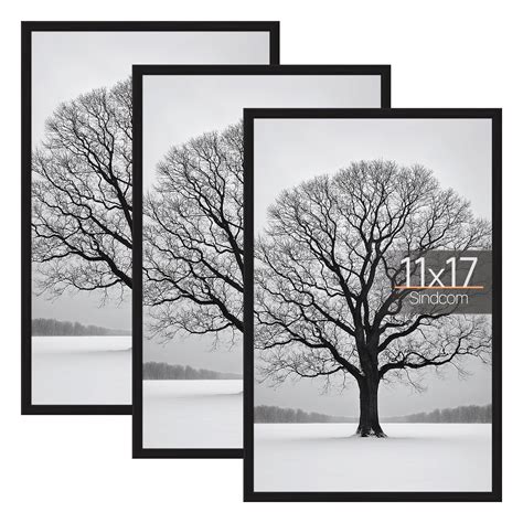 Sindcom 11x17 Picture Frames, Gallery Wall Poster Frames Set of 3 ...