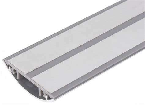 RS PRO | RS PRO Grey Floor Trunking - Closed Slot, W50 mm x D9.8mm, L1m ...