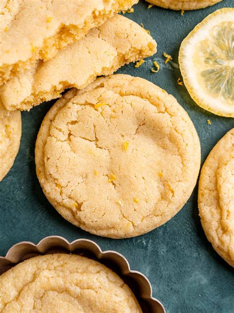 Soft Lemon Sugar Cookies (That Actually Taste Like Lemon!) - Broken ...