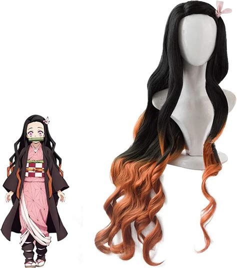 Transplant Kamado Nezuko Demon Slayer Cosplay Wig, Japanese India | Ubuy