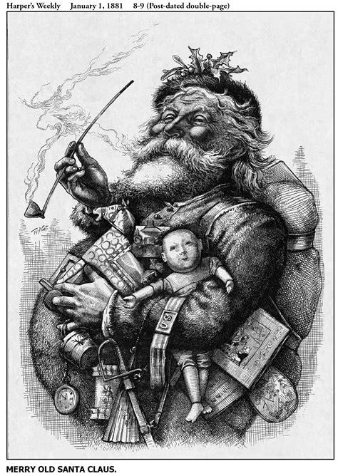 Merry Old Santa Claus | Cartoons | Thomas Nast