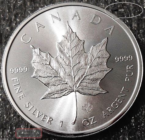2014 Canadian Maple Leaf Silver Coin {bu} 1 Oz. 9999 Fine Silver Bullion