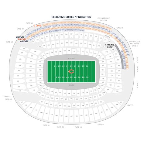 Soldier Field Map Seating at Terry Prater blog