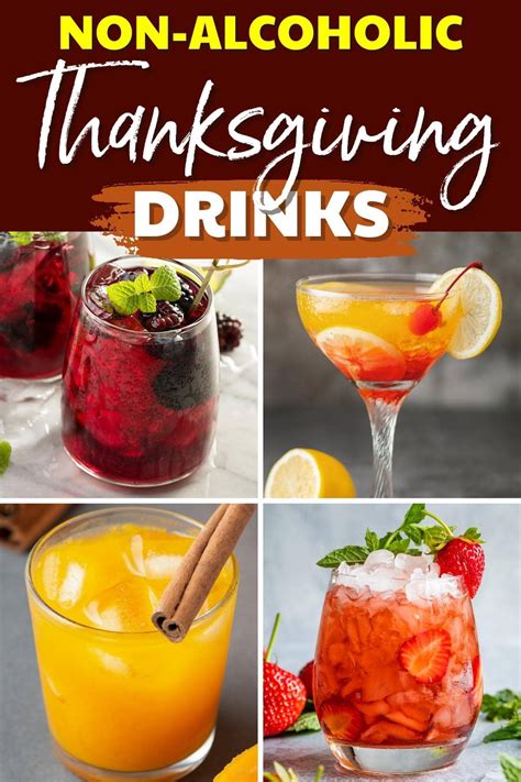23 Best Non-Alcoholic Thanksgiving Drinks and Mocktails - Insanely Good