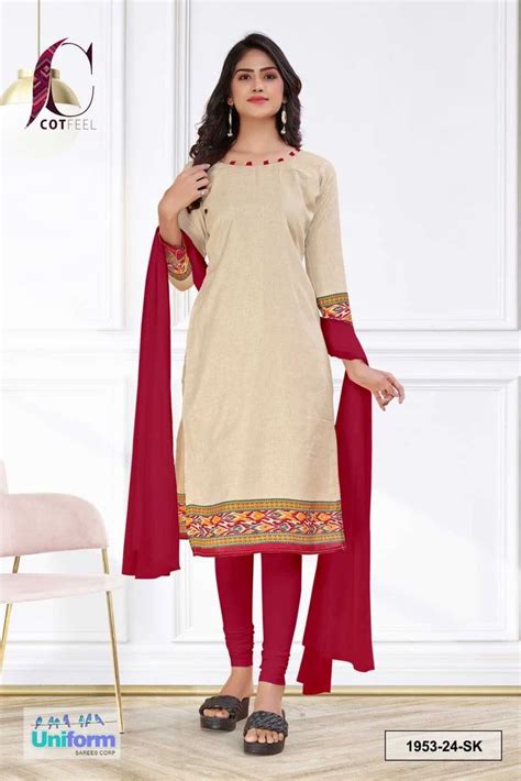 Uniform Sarees - Chikku Premium Georgette Mother Teresa Hospital ...