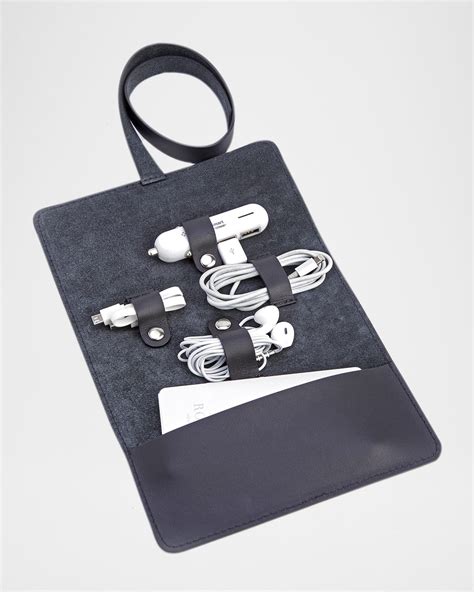 ROYCE New York Monogrammed Leather Catchall Valet Tray | Horchow