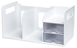 Sysmax Book Rack with Drawer (White) : Amazon.in: Home & Kitchen