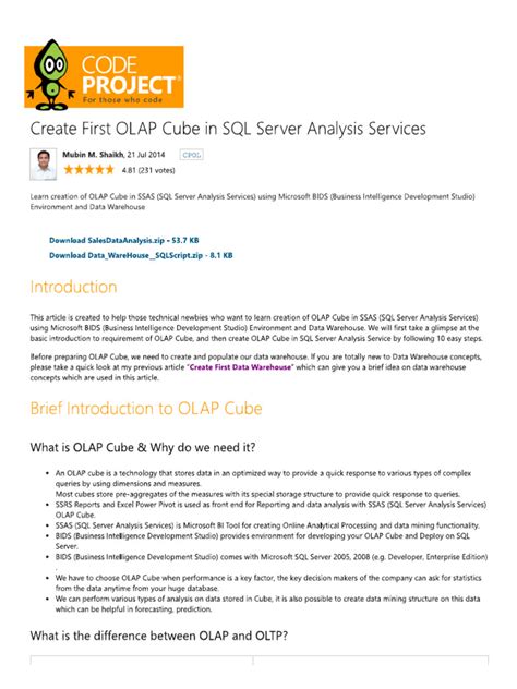 Image result for OLAP SQL