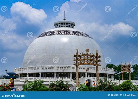 Dome Of Deekshabhoomi With Clear Sky Background In Nagpur, India Stock Image | CartoonDealer.com ...