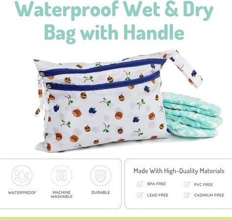 Melli Wet Bag Bear Multicolor | Available On The Mom Store