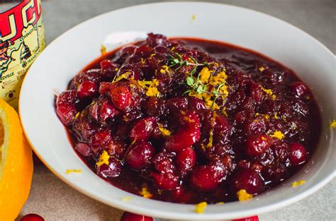 Cranberry Sauce with Bourbon and Orange Recipe