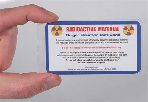 United Nuclear Geiger Counter Test Card : Amazon.in: Industrial ...