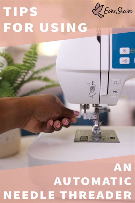 Image result for How to Use Automatic Needle Threader