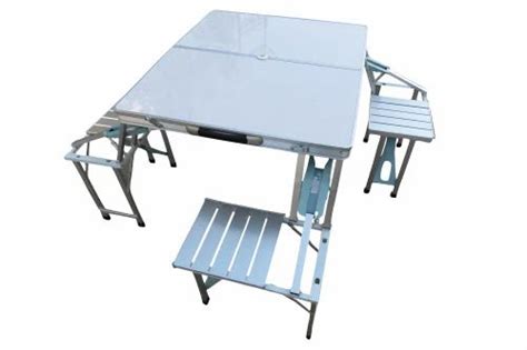 Folding Picnic Tables - Folding Picnic Table-4 Side Chairs Trader ...