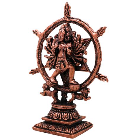 Copper Chakrathalwar Silai, Sudarshana Chakra Idol Vishnu Chakrayudha ...