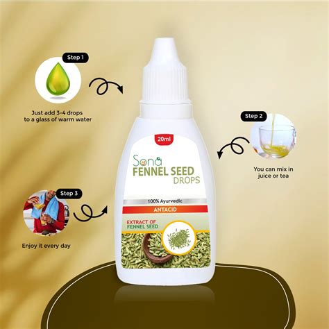 Sona Fennel Seed Drop Antacid - 20ml (Pack of 1) – SonaHealthCare