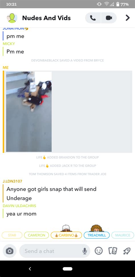 r/tradenudessnapchat you can join a group that turns on and off trading ...