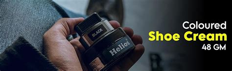 Helios Coloured Shoe Cream - 48 GM with Applicator (Tan) : Amazon.in ...