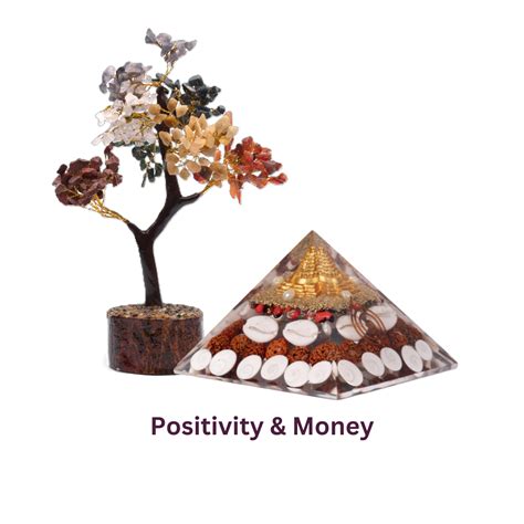 Laxmi Pyramid & Seven Chakra Tree Combo – G for Gemstones