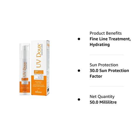 Buy UV Doux Spf 30 PA+++ Lotion, 50ml : ClickOnCare.com
