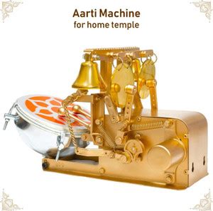 SOLANKIZZZ Fully Automatic Electric Arti Machine Nagara for Home Temple ...
