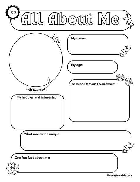 Infant All About Me Pdf Printable