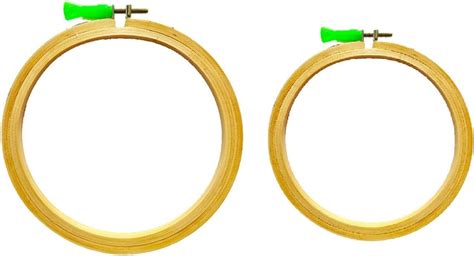 Vahvaa® Wooden Embroidery Hoop Ring Frame: Set of 2 pcs: for Cross ...