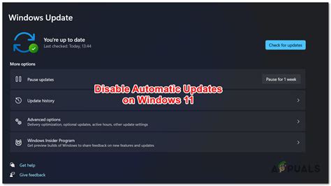 Image result for Disable Automatic Updates Windows 11